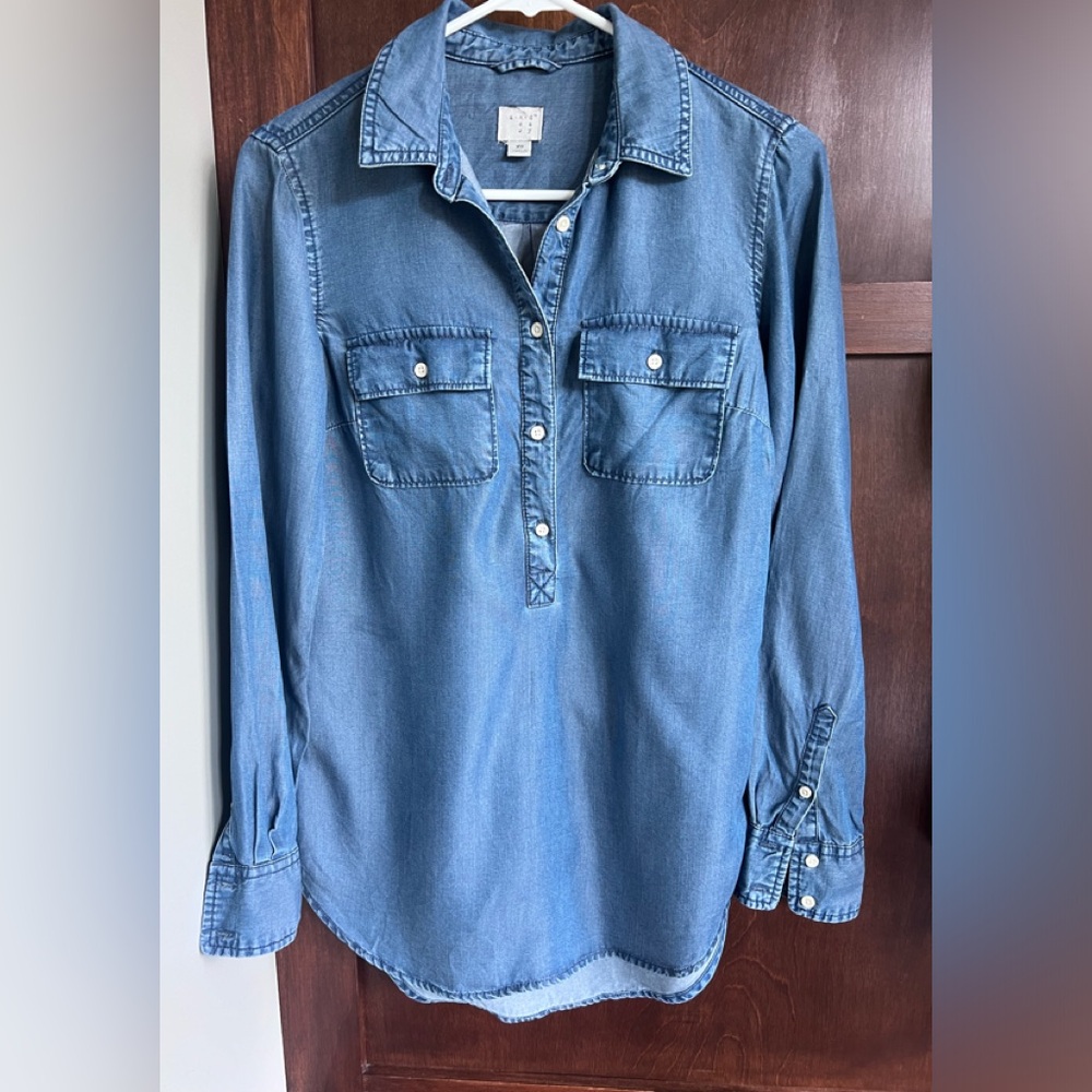 A New Day lightweight denim / chambray shirt